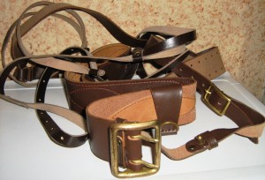 Полевая сумка и ремень с портупеей