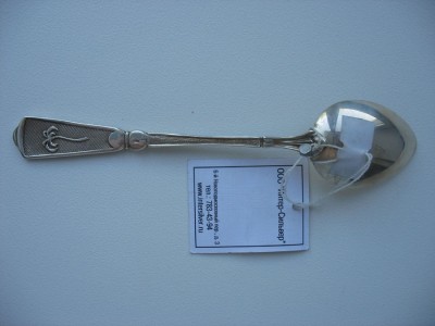 Ложка Пальма. 875. Люкс, бирка, пломба.