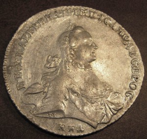 1 рубль. 1764. ММД. ЕI.