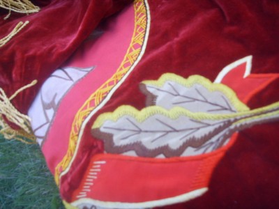 Знамя бархат, вышивка