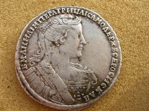 Полтина Анны 1733г.
