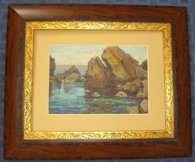 Горобец П.М. "Скалы в Крыму на черном море"