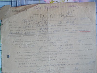 Документы ВИШЕРЛАГа и ДАЛЬЛАГа.