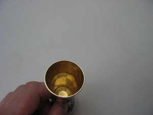 Рюмка Кубач. 875. Люкс.