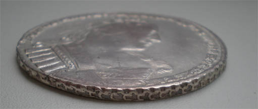 Рубль 1733 года.