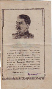 Благодарность за Японию. Фото.