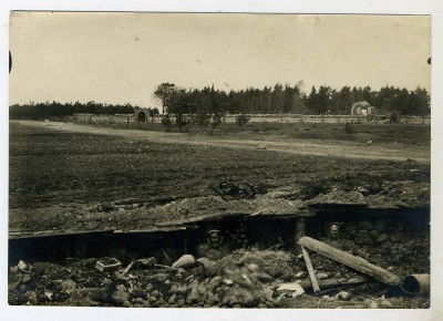 3 фото позиций саперного батальона у  Едвабно. 1915 г.