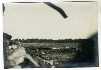 3 фото позиций саперного батальона у  Едвабно. 1915 г.