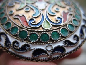 Серебро 6 эмалей