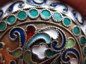 Серебро 6 эмалей