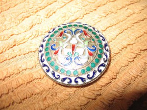 Серебро 6 эмалей