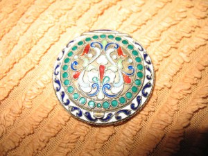 Серебро 6 эмалей