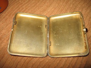 Портсигар серебро "Аврора"-165гр.