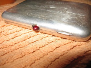 Портсигар серебро "Аврора"-165гр.