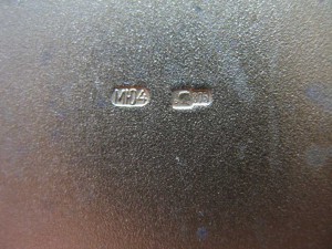 Портсигар серебро "Аврора"-165гр.