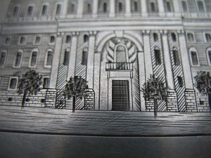 Портсигар___ здание Моссовета___165гр.