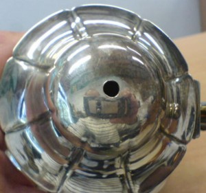 Кофейный сервиз.3 предмета.Серебро,1952год.