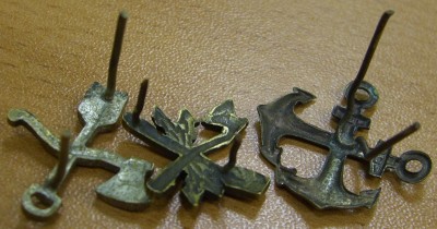 Петличные эмблемы 3 шт. Интересные.