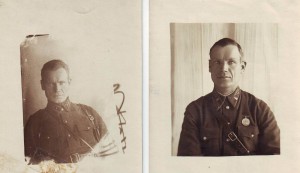 Отвага за Хасан. Два фото, бумаги.