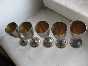 Пять серебряных рюмок. 875*