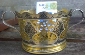 Подстаканники,вазочка-Кубачи.Серебро.