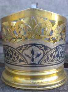 Подстаканники,вазочка-Кубачи.Серебро.