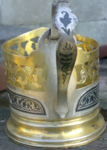 Подстаканники,вазочка-Кубачи.Серебро.