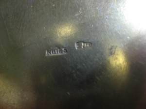 вазочка серебро 875.