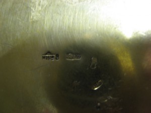 вазочка-конфетница серебро 875*