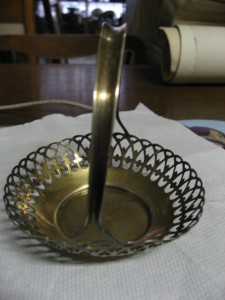 вазочка-конфетница серебро 875*