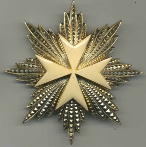 Звезда Орден Святого Иоанна Иерусалимского
