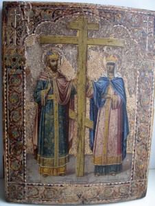 Святые  Константин и Елена.