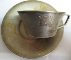 Чашка с блюдцем 134 гр.