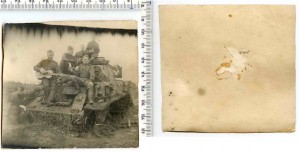 Подбитый немецкий танк- ТИГР?