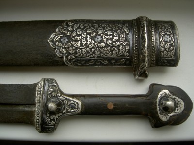 Старинный казачий кавказский кинжал "Аман".100% родной сбор.