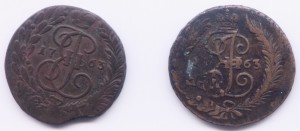 2 копейки 1763г