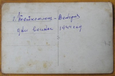 ШЕСТЬ БОЙЦОВ в ВЕНГРИИ 1944 год