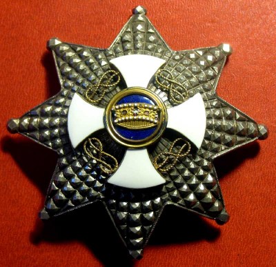 Италия. Звезда и Знак ордена Короны II-ст