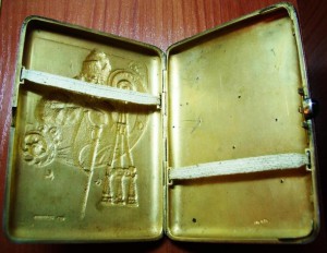 Портсигар наградной 84 проба