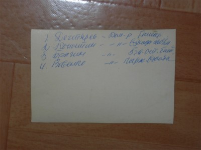 Небольшое количество фотографий.