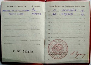 КЗ "лодочка", ЗБЗ, Ленинград, Сталинград, 20 лет ВС (Ag)
