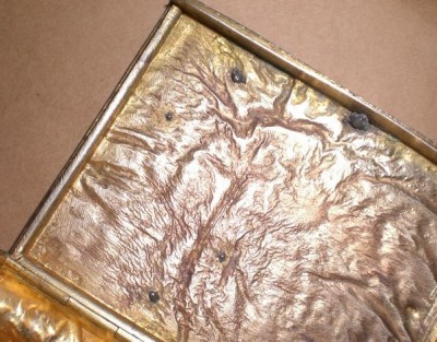 Портсигар Самородок Серебро 916 пр.