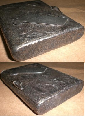 Портсигар Самородок Серебро 916 пр.