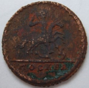 копейка крестовая 1728