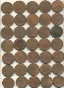 Пятаки Екатерины2 (100шт.)