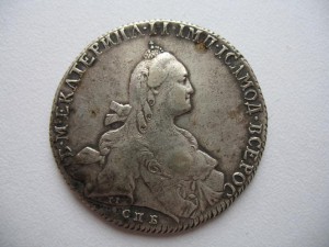 РУБЛЬ 1766 года