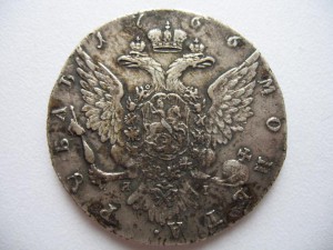 РУБЛЬ 1766 года