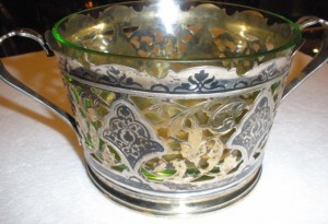 Ваза-сахарница.Кубачи.875