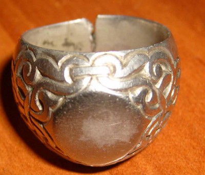 серебрянный перстень Тува?