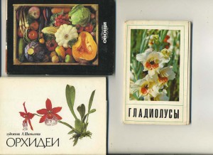 Наборы открыток  про растения.